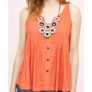 MAEVE orange top 6 Anthropologie